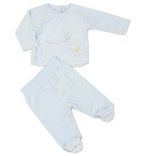 M15967: Baby Boys 2 Piece Velour Outfit (0-9 Months)